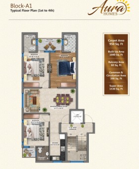 Aura-Homes-Block-A1-3BHK